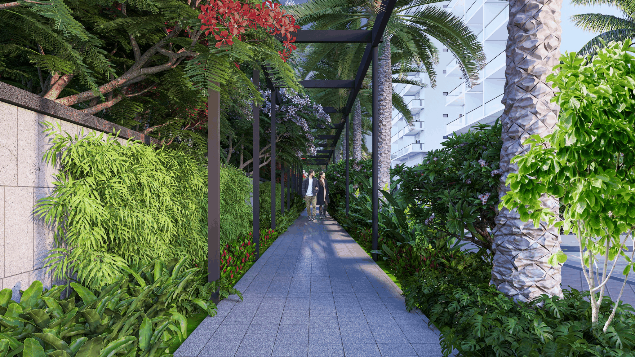 DSR Valar architecture and landscaped grounds